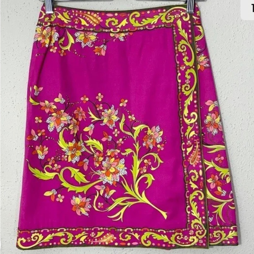 SOLD - Emilio Pucci for Lord & Taylor Paisley Wrap Skirt sz4